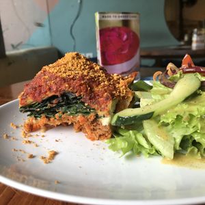 Raw lasagne at Sayuri Healing Food in Ubud