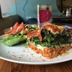 Lasagne at Sayuri Healing Food in Ubud