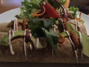 Enchiladas (special of the day). at Sayuri Healing Food in Ubud