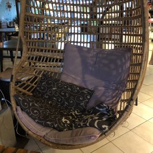 Fun swing chair  at Sayuri Healing Food in Ubud