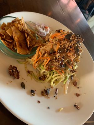 Raw pad Thai  at Sayuri Healing Food in Ubud