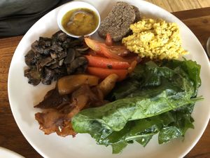 Vegan raw breakfast  at Sayuri Healing Food in Ubud