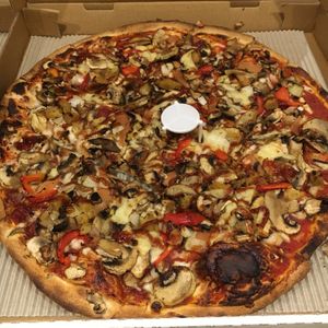 Vegan toscana 😍 at Sonny's Pizza Bar in Klemzig