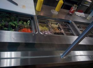 Salad Bar at The Veg Hub in Oakland