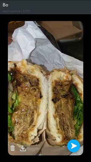 Philly w/ Bar-B-Chew Sauce at The Veg Hub in Oakland