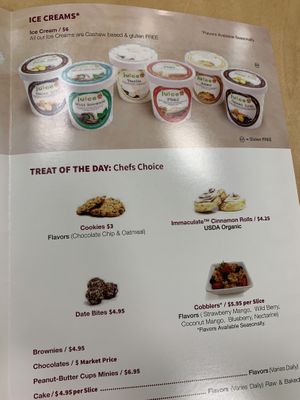 For sweet teeth at Juice 2 U in Pompano Beach