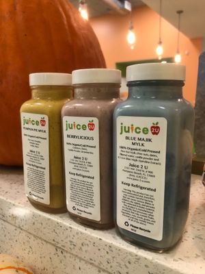 Mylk. It does a body good. at Juice 2 U in Pompano Beach