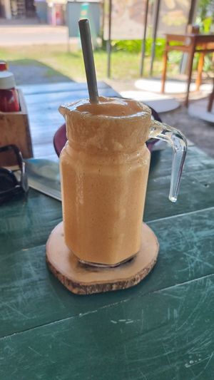 Tropical shake...incredible! at Happy Veggie in Koh Lanta