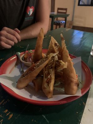 The best spring rolls   at Happy Veggie in Koh Lanta