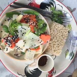 Tom Kha Soup at Happy Veggie in Koh Lanta