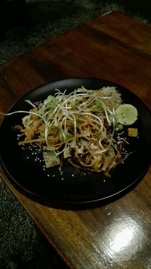 pad thai at Happy Veggie in Koh Lanta