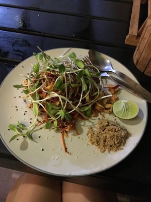 Raw Pad Thai  at Happy Veggie in Koh Lanta