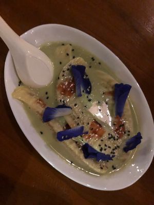 Coconut Cream Banana Desert  at Happy Veggie in Koh Lanta