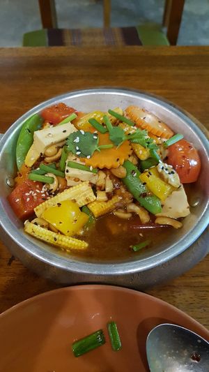 Super yummy, forget only the name of it. at Happy Veggie in Koh Lanta