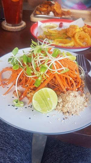 Pad thai at Happy Veggie in Koh Lanta
