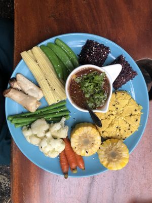 Mushrooms & Vegetables  at Happy Veggie in Koh Lanta