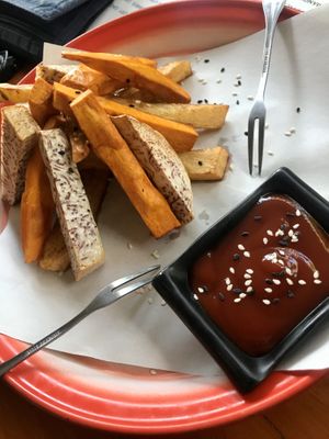 Fries  at Happy Veggie in Koh Lanta