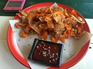 Potato chips at Happy Veggie in Koh Lanta