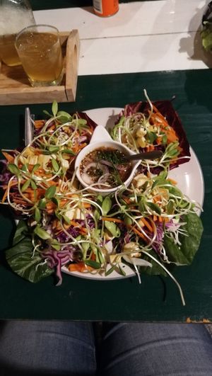 Thai taco at Happy Veggie in Koh Lanta