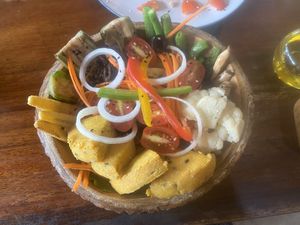 Tofu salad  at Happy Veggie in Koh Lanta