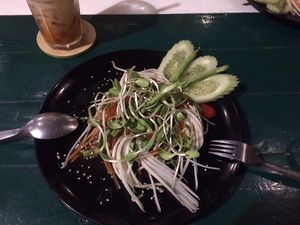 Papaya Salat at Happy Veggie in Koh Lanta