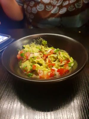 Fresh veggie sides at Pancho Villa in Hobart