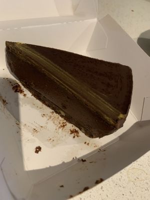 Peanut butter choc cheese cake    at Green Refectory in Brunswick