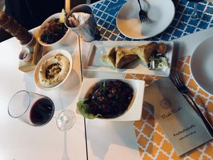 Mezze selection at Mish Mish in Alicante