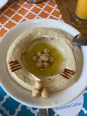 Hummus   at Mish Mish in Alicante