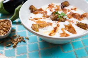 Eggplant Fattah at Mish Mish in Alicante