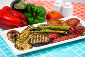 Grilled Vegetables at Mish Mish in Alicante