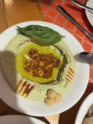 Hummus  at Mish Mish in Alicante
