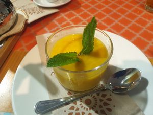 One of two vegan desserts. at Mish Mish in Alicante