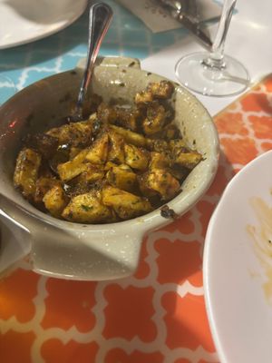 Spicy potatoes   at Mish Mish in Alicante
