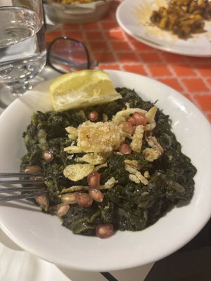 Spinach  at Mish Mish in Alicante
