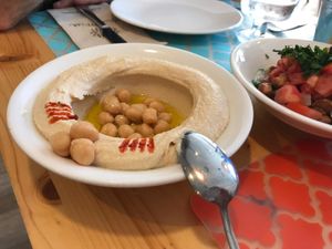 Hummus at Mish Mish in Alicante