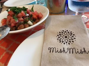 Bean salad at Mish Mish in Alicante