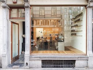 Mok coffee @ Dansaert at Mok in Brussels