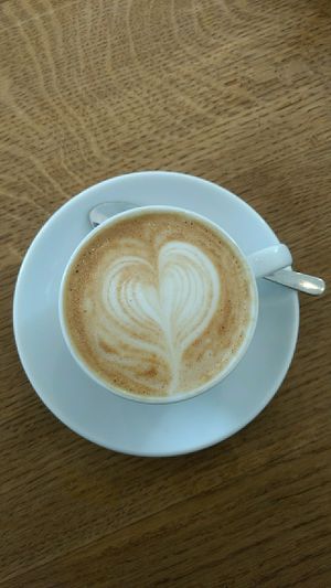 cappuccino at Mok in Brussels