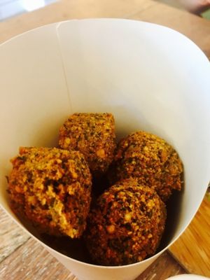 Falafel  at Herbivore Eatery in South Yarra