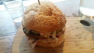 Get Veg'd burger at Herbivore Eatery in South Yarra