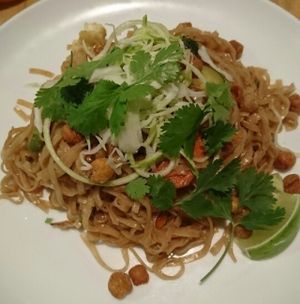 Pad Thai  at Pura Vegan in Tamarindo