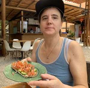Avocado toast! at Pura Vegan in Tamarindo