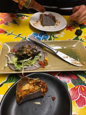 The remnants of the tasty tacos at Boquita  in Wellington