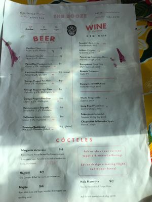 V+ here means vegan. The other unnecessary products offered are made with animal suffering unfortunately.  at Boquita  in Wellington