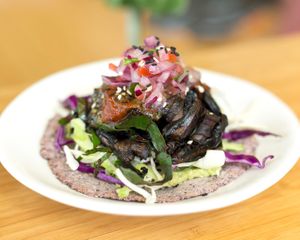 Roasted Mushroom Tacos at Boquita  in Wellington