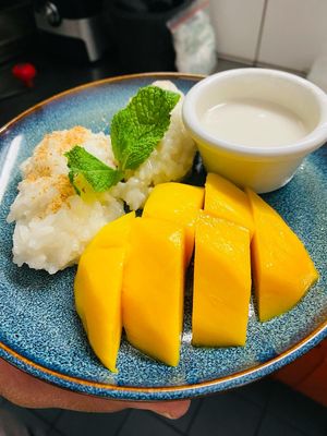 Thai Sticky Mango Rice at Tom Phat in Brunswick