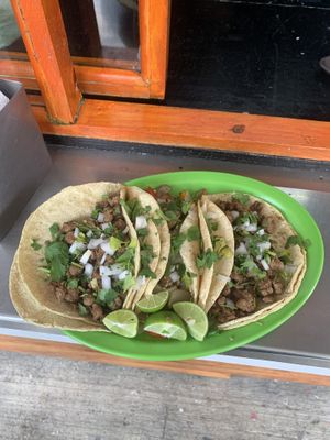 Tacos  at Veganisimo Loncheria in Mexico City