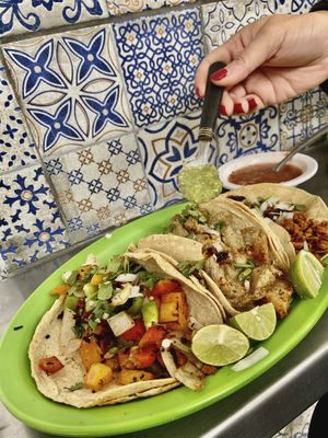   at Veganisimo Loncheria in Mexico City