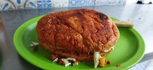 Panbazo at Veganisimo Loncheria in Mexico City